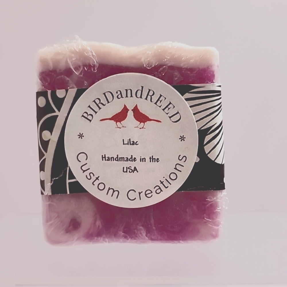 Hand Crafted Made in America Lilac Soap 4 oz bar